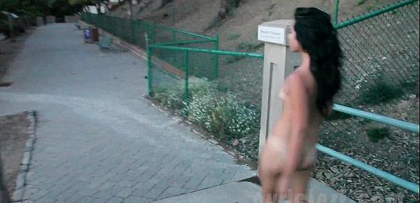  Nude in San Francisco  Iris naked in public